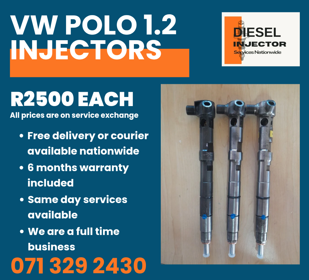 VW POLO 1.2 DIESEL INJECTORS FOR SALE WITH WARRANTY - Private Seller VW POLO 1.2 DIESEL INJECTORS FOR SALE WITH WARRANTY - Private Seller