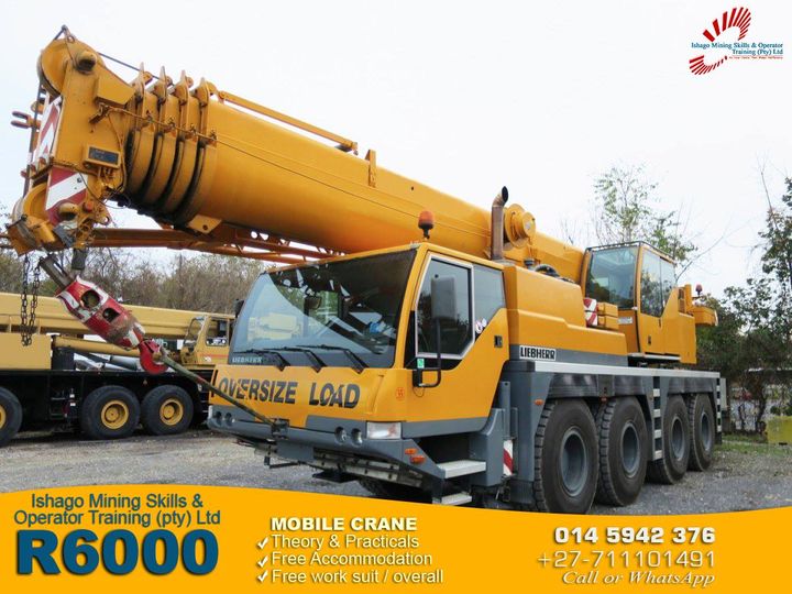 MOBILE CRANE TRUCK MINING TRAINING CENTER AT VELDDRIF,RUSTENBURG