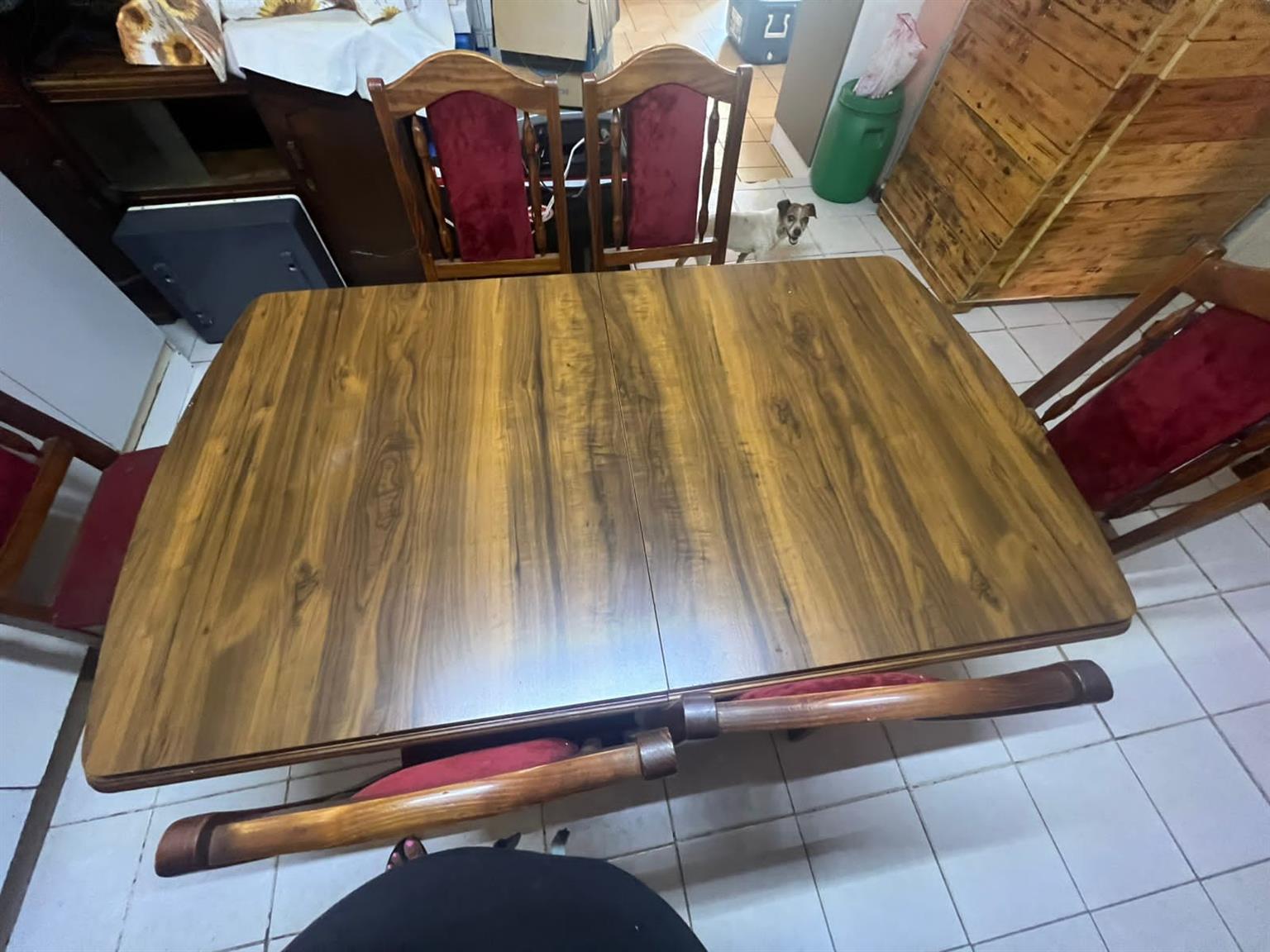 6 Seater Dining room table and chairs with side board 6 Seater Dining room table and chairs with side board