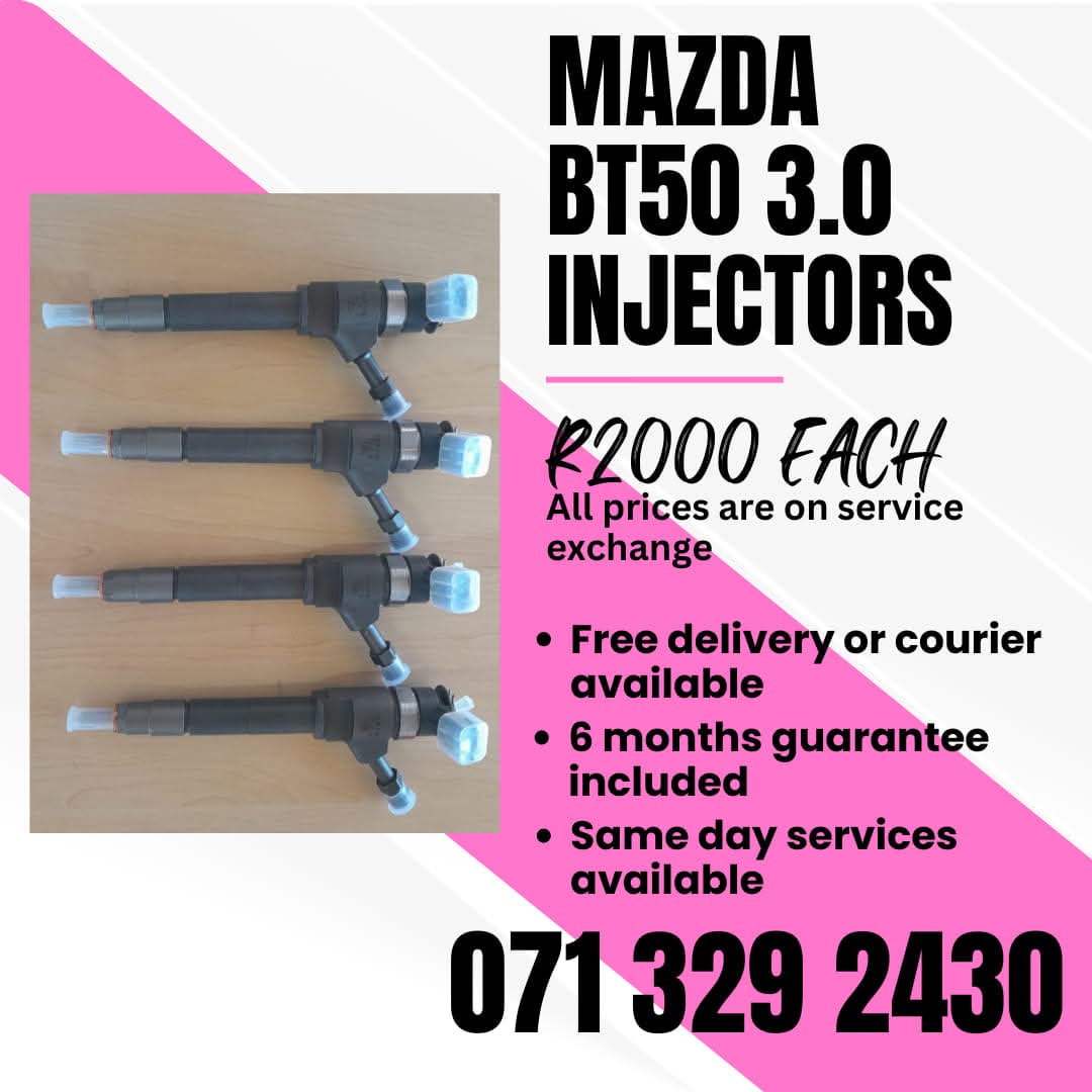 MAZDA BT50 3.0 DIESEL INJECTORS FOR SALE WITH WARRANTY ON - Private Seller MAZDA BT50 3.0 DIESEL INJECTORS FOR SALE WITH WARRANTY ON - Private Seller