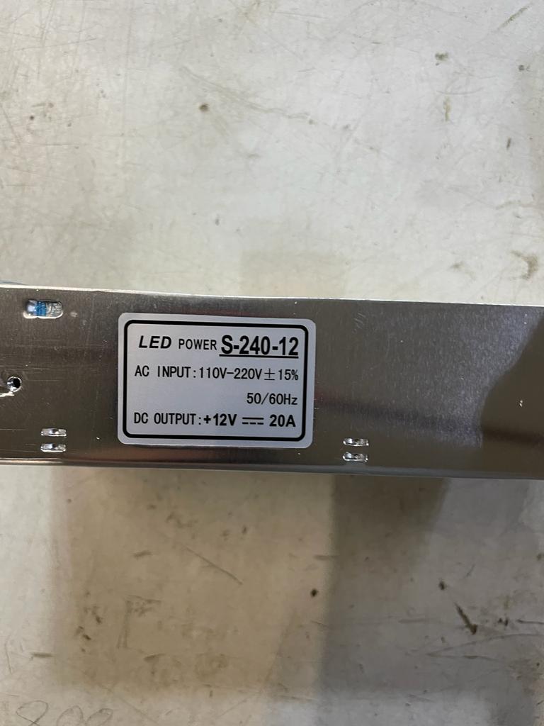 12 VOLT Power supplies 6.5, 15 & 20 Amp limmited stock left