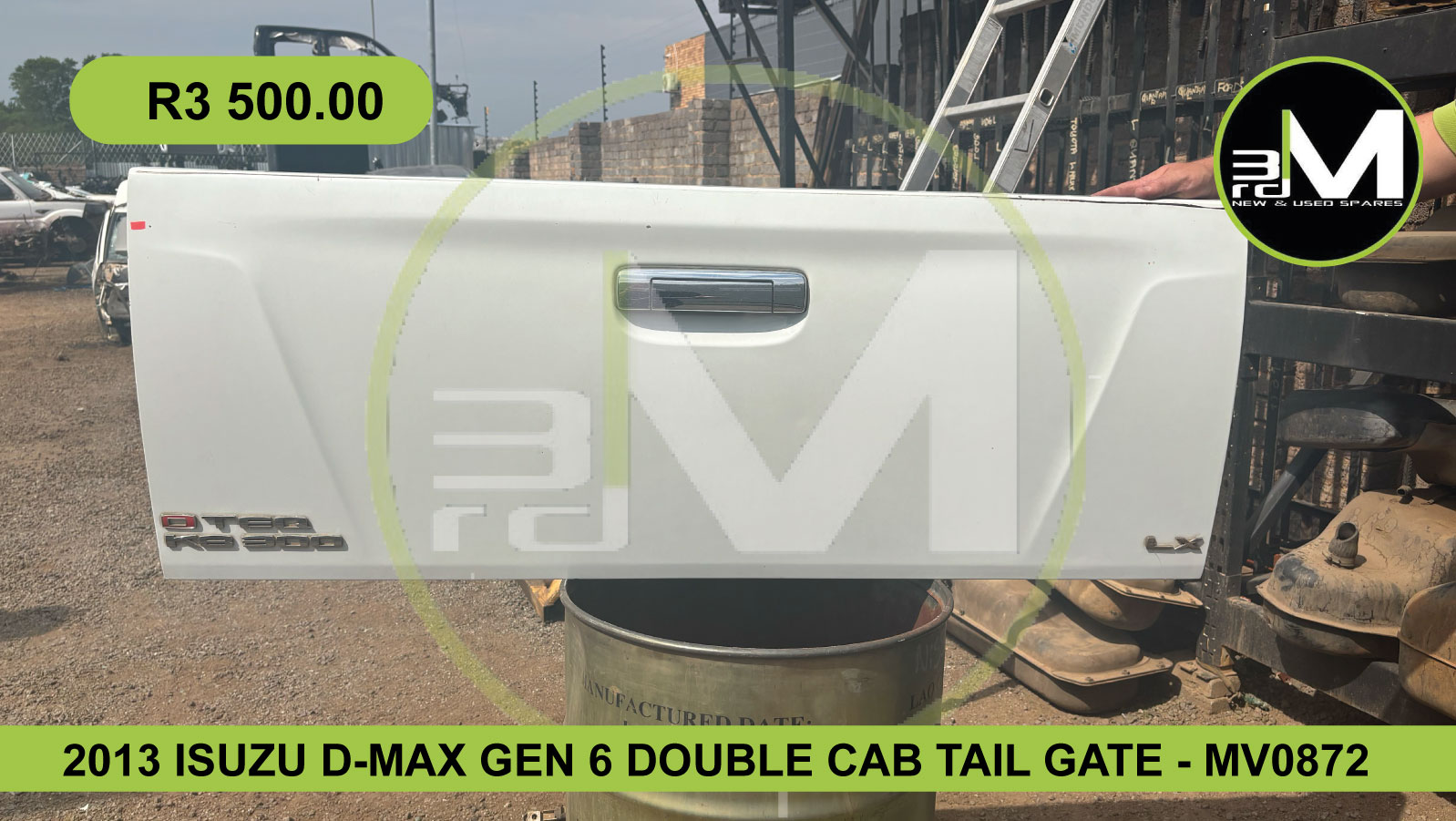 2013 ISUZU D-MAX GEN 6 DOUBLE CAB TAILGATE - MV0872 - Private Seller 2013 ISUZU D-MAX GEN 6 DOUBLE CAB TAILGATE - MV0872 - Private Seller