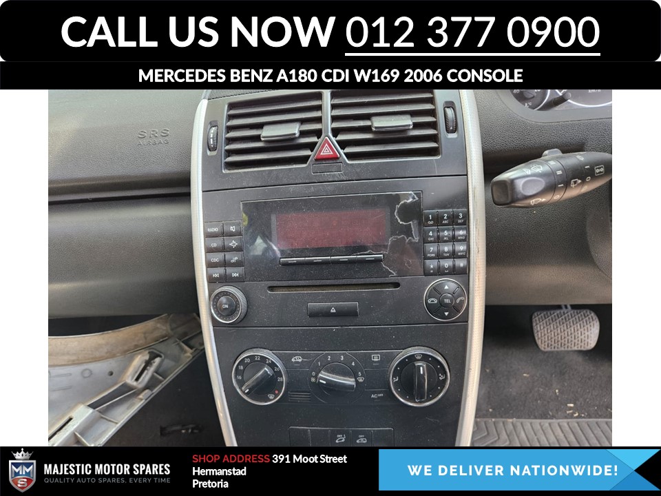 Mercedes Benz A180 CDI 2006 W169 Dashboard Console – Used for Sale - Private Seller Mercedes Benz A180 CDI 2006 W169 Dashboard Console – Used for Sale - Private Seller