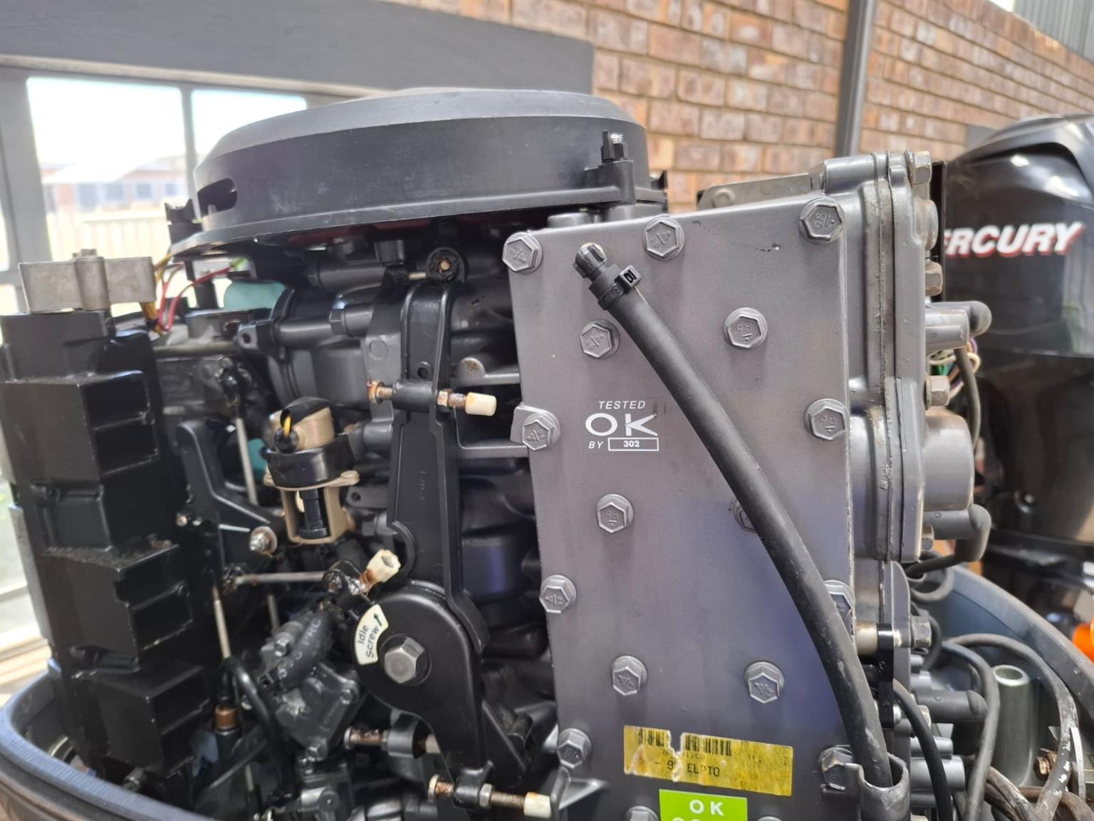 2x 90HP MARINER TRIM AND TILT OUTBOARD MOTORS