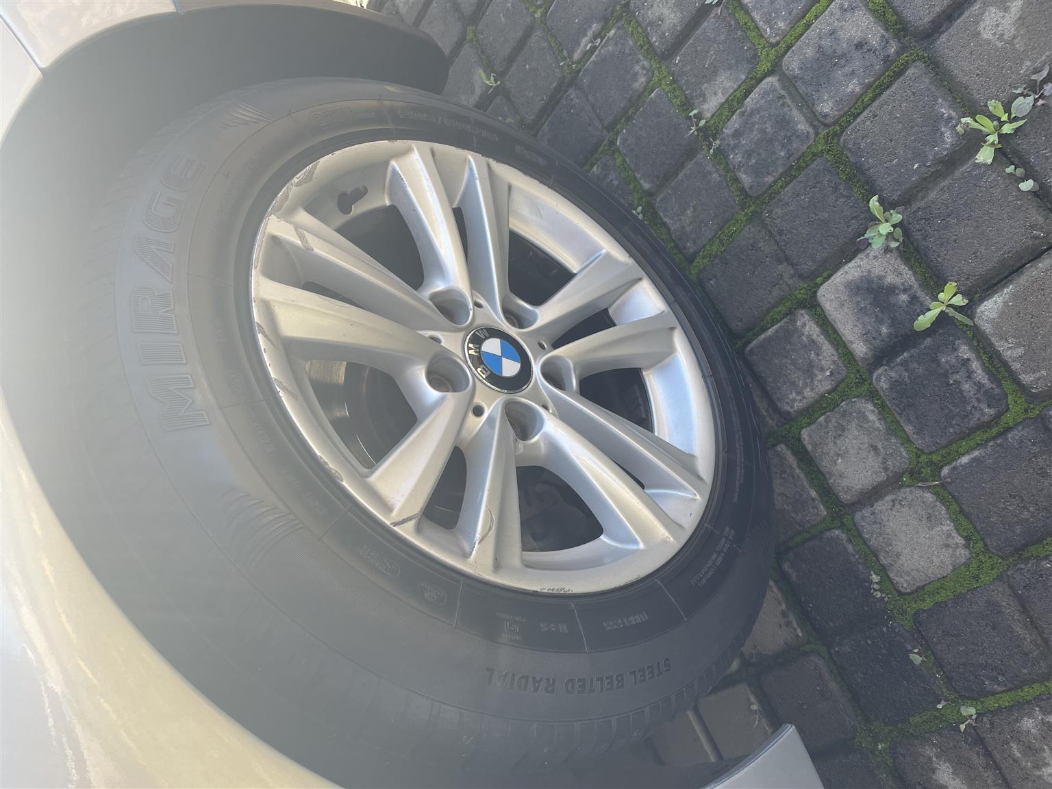 Good day I am selling the bmw mags and tyres for the bmw f30 it is 16” and tyres - Private Seller Good day I am selling the bmw mags and tyres for the bmw f30 it is 16” and tyres - Private Seller
