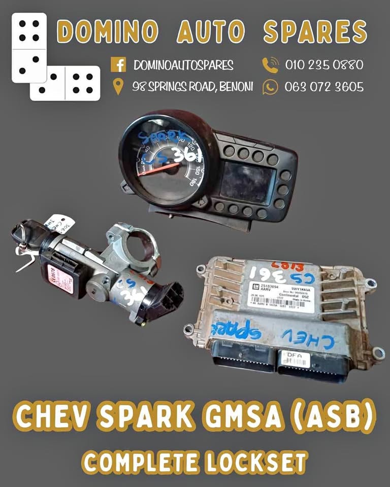 Chevrolet Spark LOCKSET (ECU , KEY, CLUSTER )For Sale.