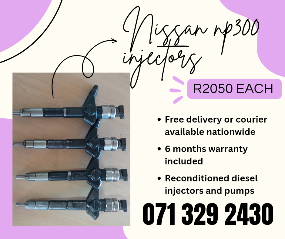NISSAN NP300 2.5 INJECTORS FOR SALE WITH WARRANTY - Private Seller NISSAN NP300 2.5 INJECTORS FOR SALE WITH WARRANTY - Private Seller