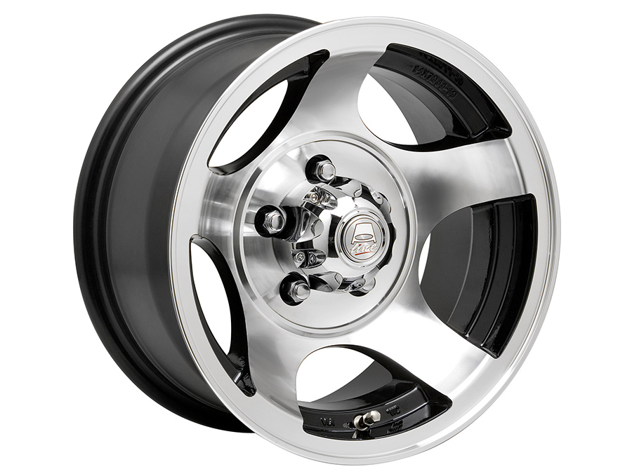 13″ A-Line BZR 4/114 Silver Machine Face Alloy Wheels