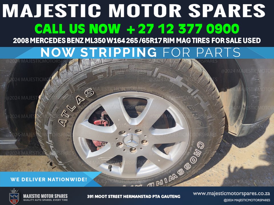 For Sale: Set of 265/65R17 Mag Rims and Tires for Mercedes-Benz ML350 4MATIC - Private Seller For Sale: Set of 265/65R17 Mag Rims and Tires for Mercedes-Benz ML350 4MATIC - Private Seller