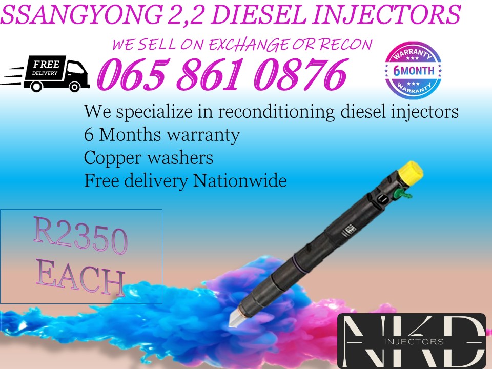 SSANGYONG 2.0 INJECTORS FOR SALE OR RECON WITH 6 MONTHS WARRANTY - Private Seller