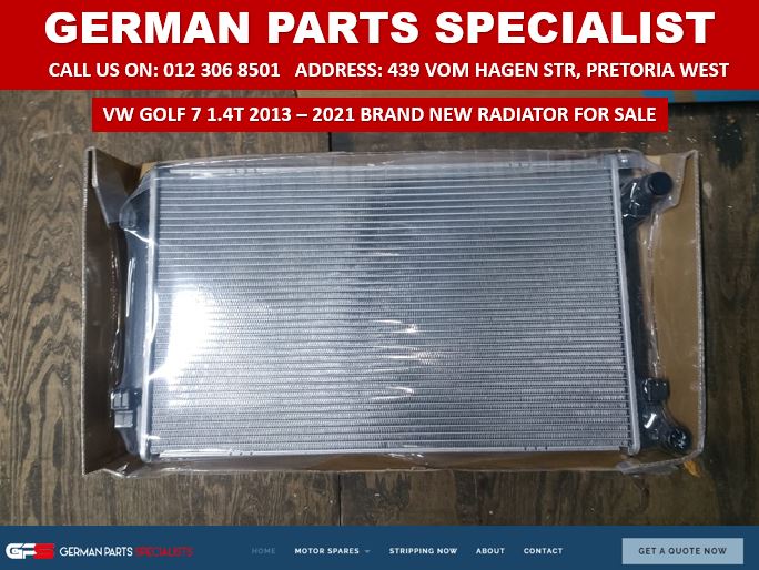 VW GOLF 7 1.4T 2013 – 2021 BRAND NEW RADIATOR FOR SALE - Private Seller VW GOLF 7 1.4T 2013 – 2021 BRAND NEW RADIATOR FOR SALE - Private Seller