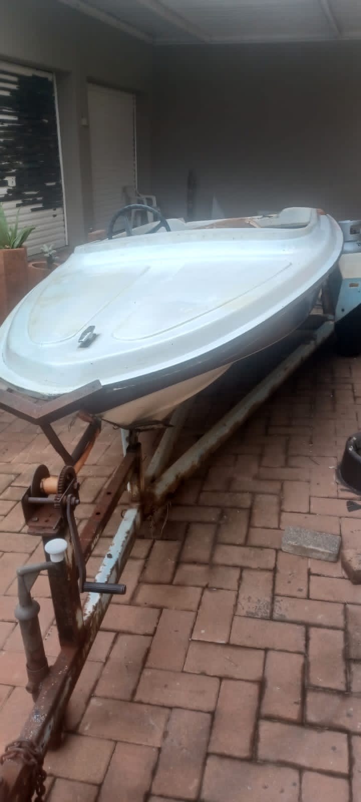 Boat with trailer