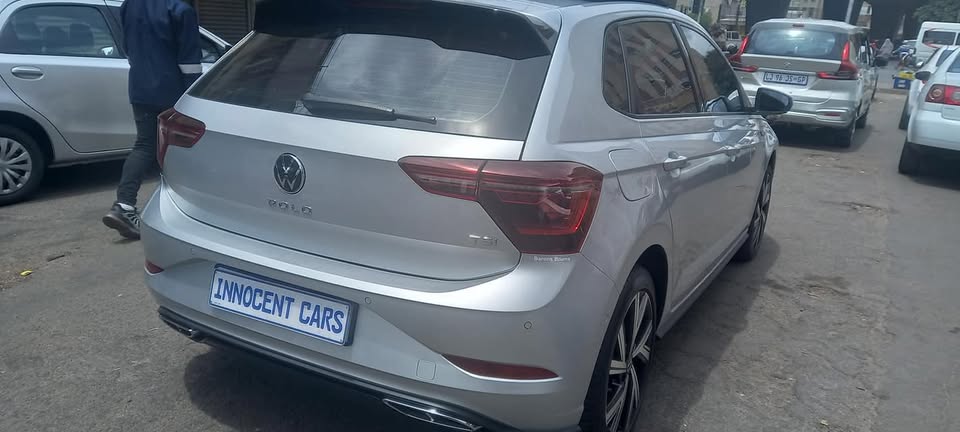 2023 VW POLO 9 R-LINE BT Tsi PETROL, AUTOMATIC TRANSMISSION, SILVER COLOUR