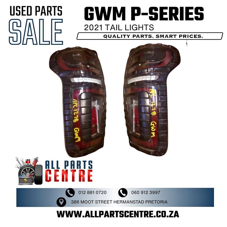 GWM P-Series 2021 Tail Lights - Private Seller GWM P-Series 2021 Tail Lights - Private Seller