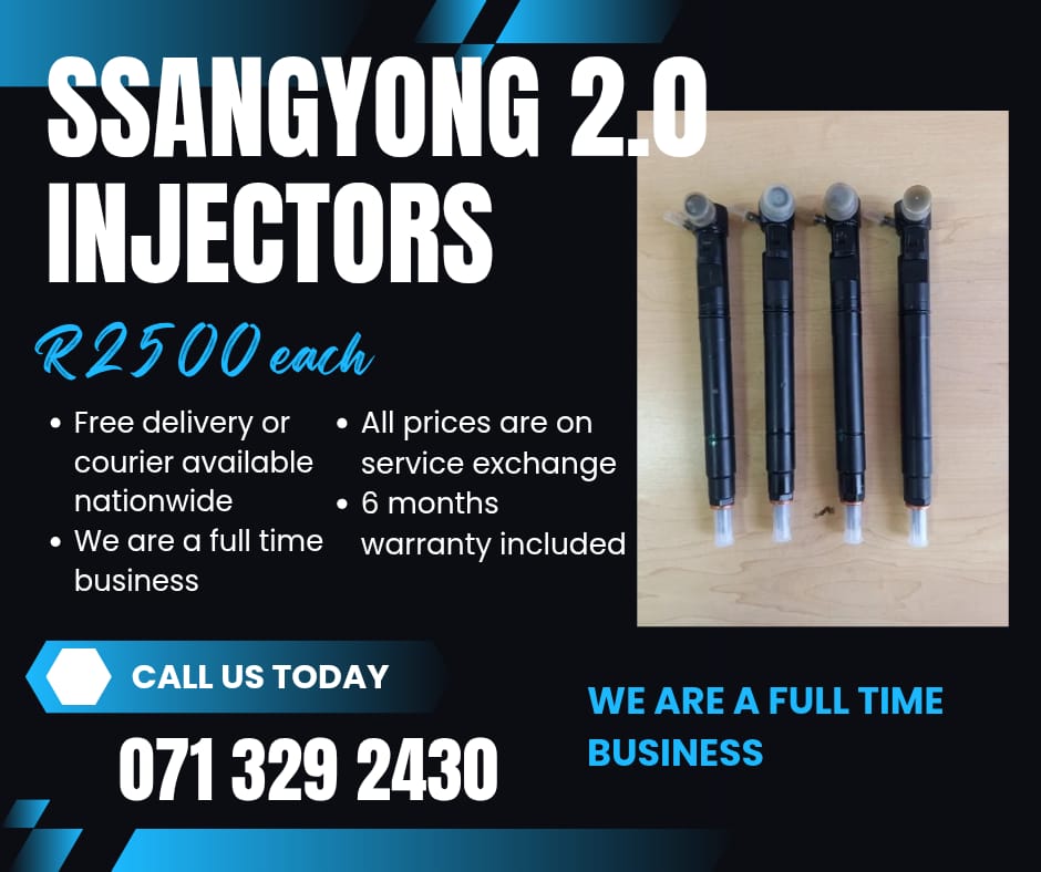 SSANGYONG 2.0 INJECTORS FOR SALE WITH WARRANTY - Private Seller SSANGYONG 2.0 INJECTORS FOR SALE WITH WARRANTY - Private Seller
