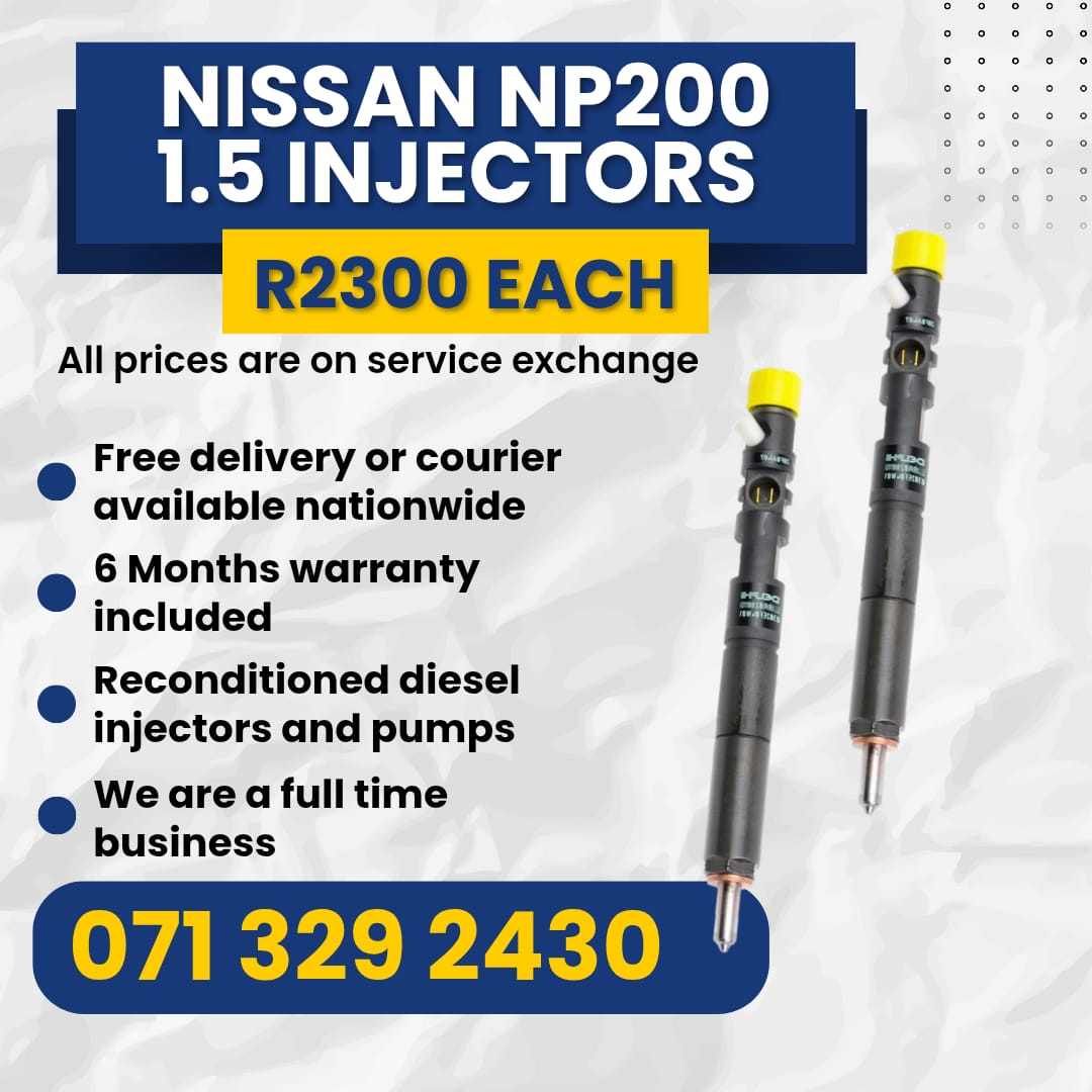 NISSAN NP200 1.5 INJECTORS FOR SALE WITH WARRANTY - Private Seller NISSAN NP200 1.5 INJECTORS FOR SALE WITH WARRANTY - Private Seller