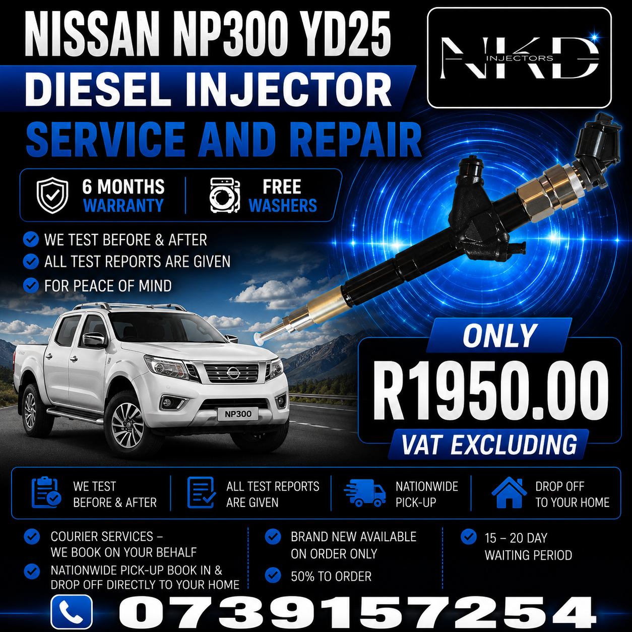 Nissan_NP300_YD25_Injectors_On_Recondition - Private Seller Nissan_NP300_YD25_Injectors_On_Recondition - Private Seller