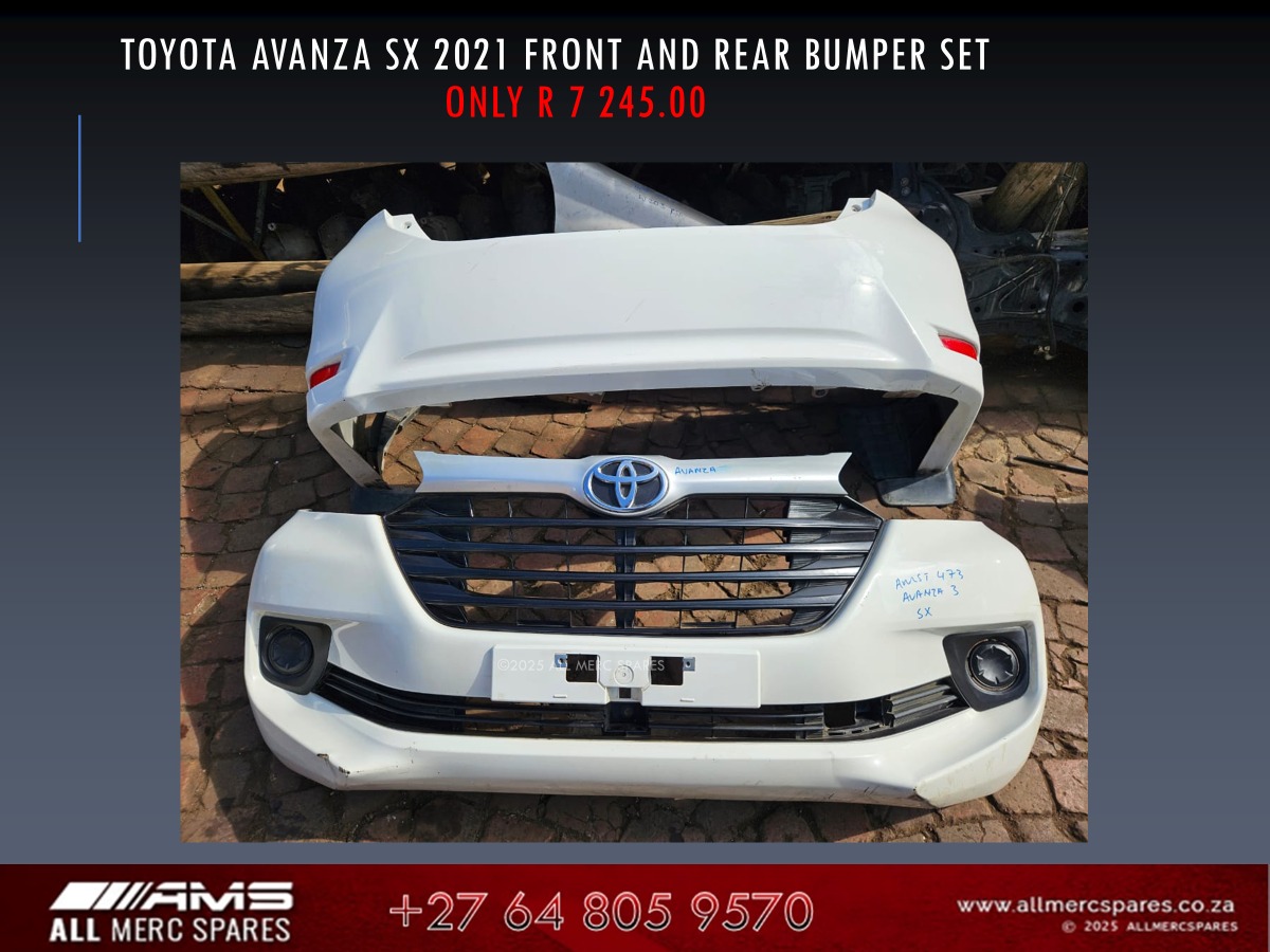 BIG SPECIAL – AVANZA FRONT & REAR BUMPER SET - Private Seller BIG SPECIAL – AVANZA FRONT & REAR BUMPER SET - Private Seller