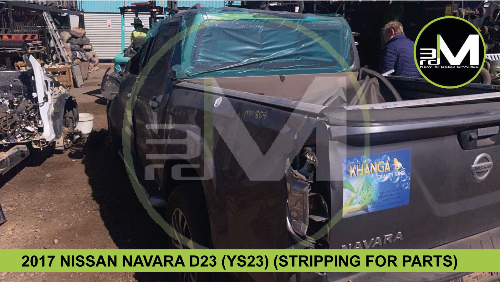 2017 NISSAN NAVARA D23 (YS23) (STRIPPING FOR PARTS)