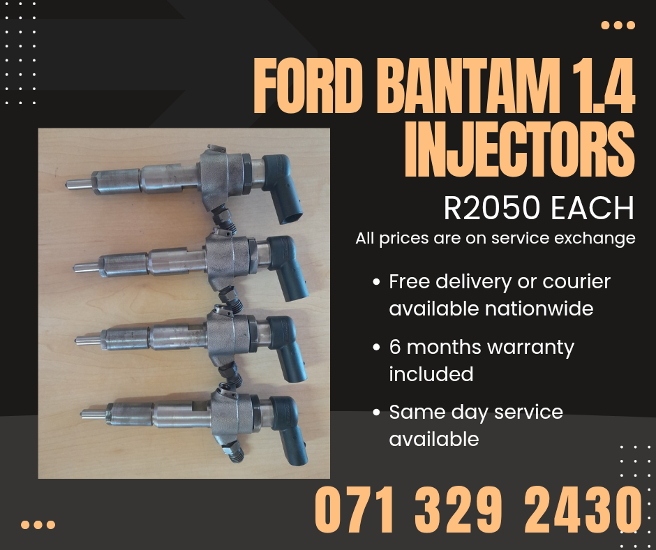 FORD BANTAM 1.4 INJECTORS FOR SALE WITH WARRANTY - Private Seller FORD BANTAM 1.4 INJECTORS FOR SALE WITH WARRANTY - Private Seller
