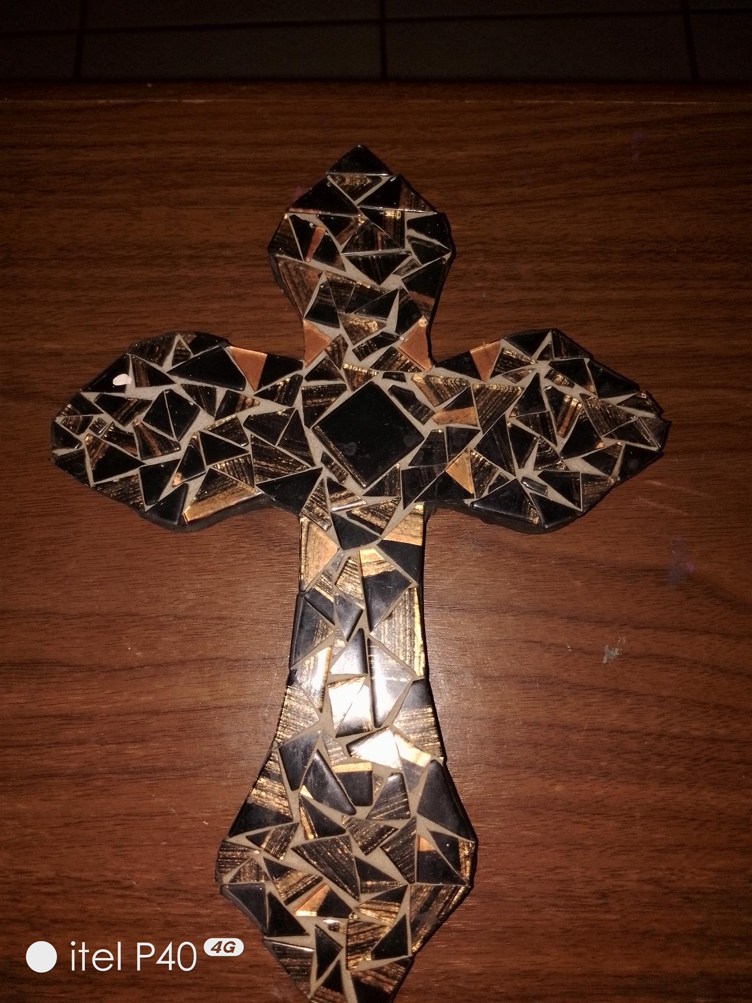 Beautiful vintage Mosaic Cross