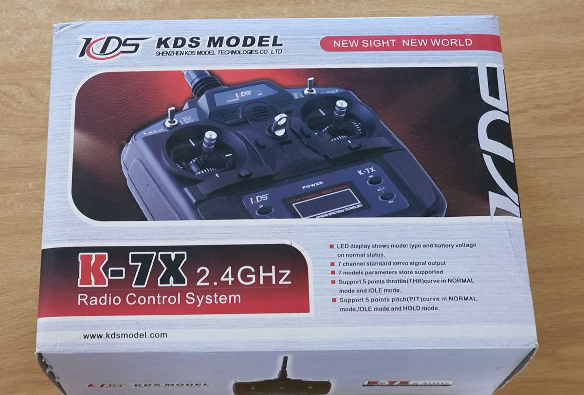 Radio control transmitter and receiver KDS-7XII