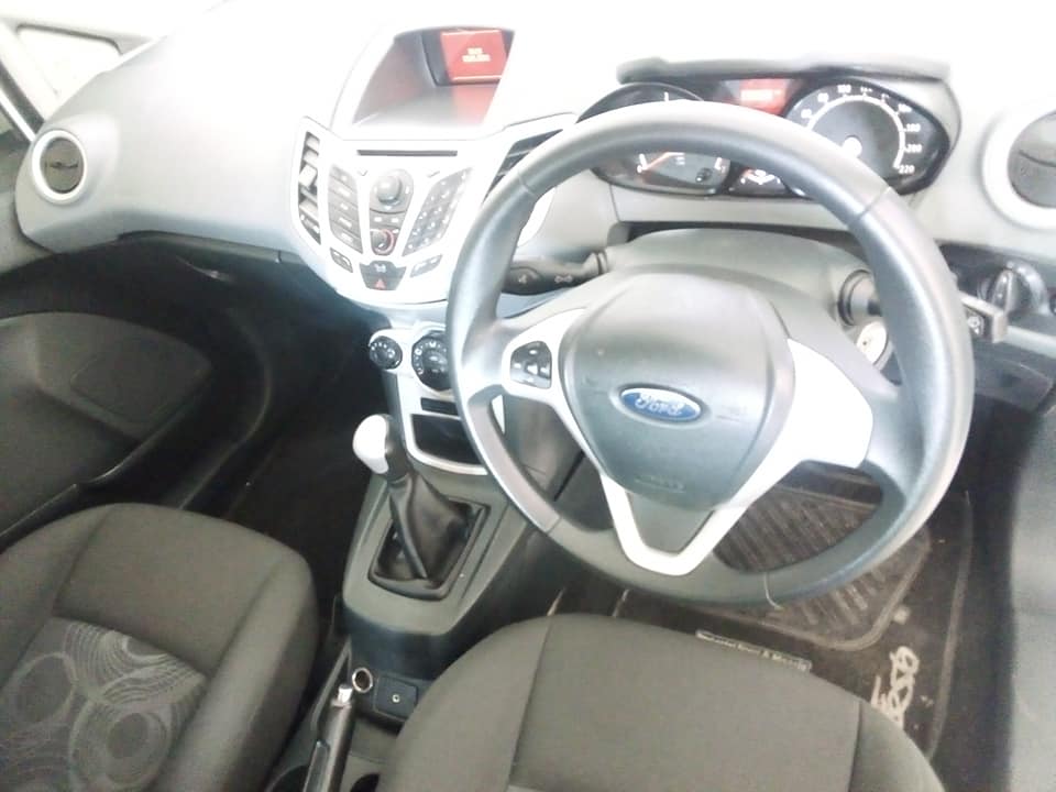 2012 FORD FIESTA 1.6 WHITE, MANUAL, PETROL