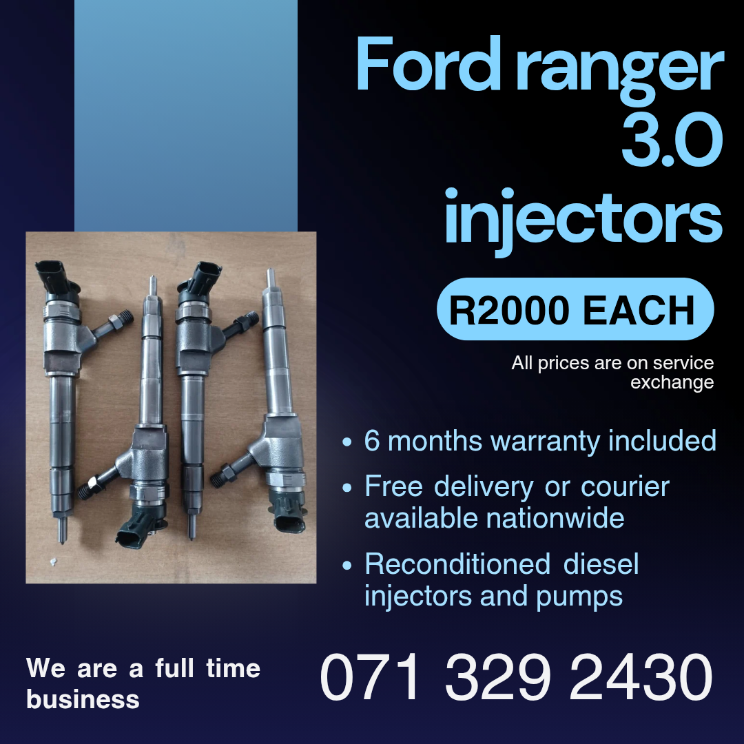 FORD RANGER 3.0 INJECTORS FOR SALE WITH WARRANTY INCLUDED - Private Seller FORD RANGER 3.0 INJECTORS FOR SALE WITH WARRANTY INCLUDED - Private Seller