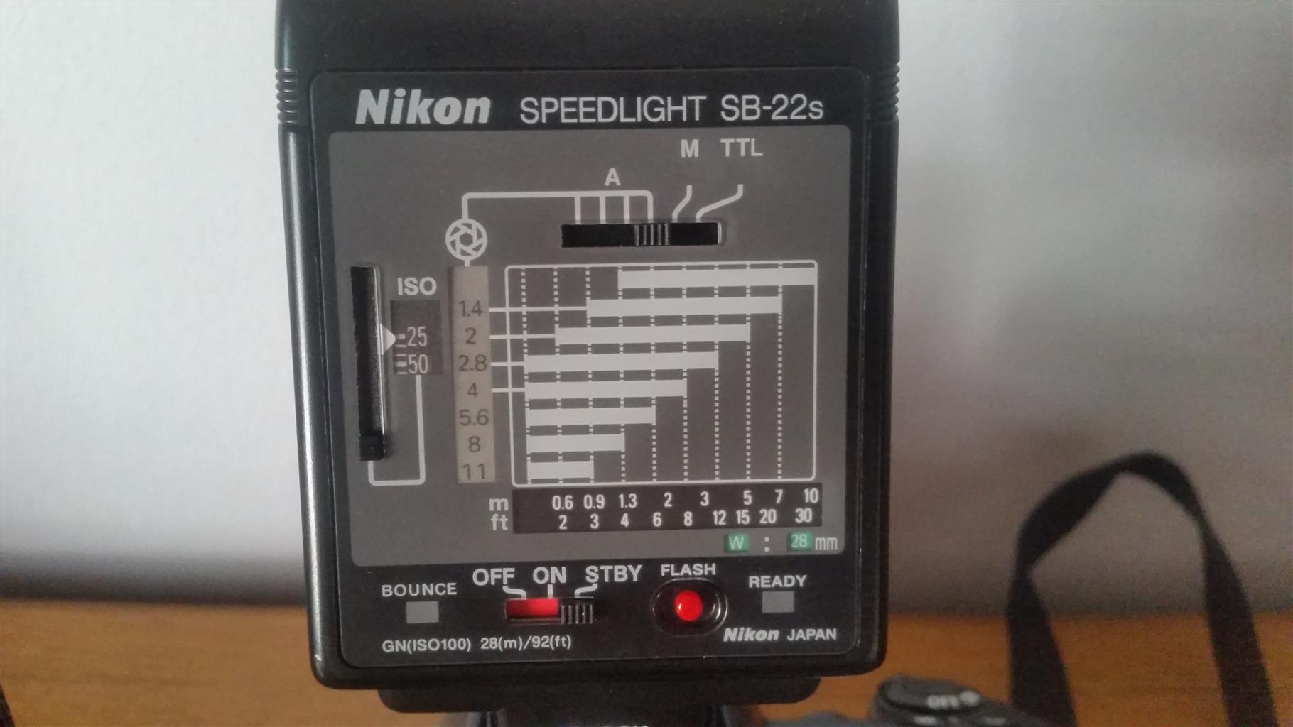 Nikon F60 SLR camera for sale.