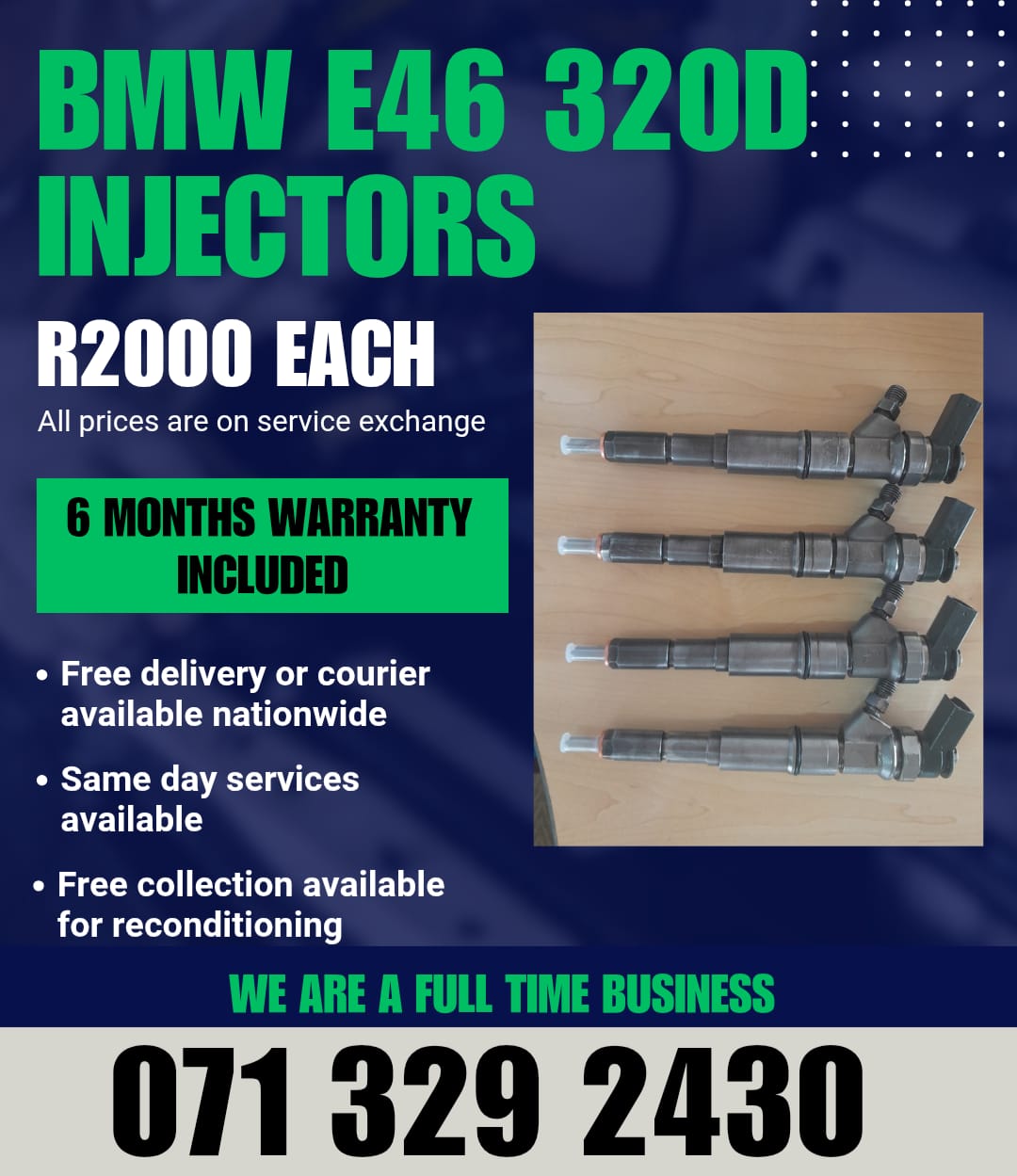 BMW E46 320 INJECTORS FOR SALE WITH WARRANTY ON - Private Seller BMW E46 320 INJECTORS FOR SALE WITH WARRANTY ON - Private Seller