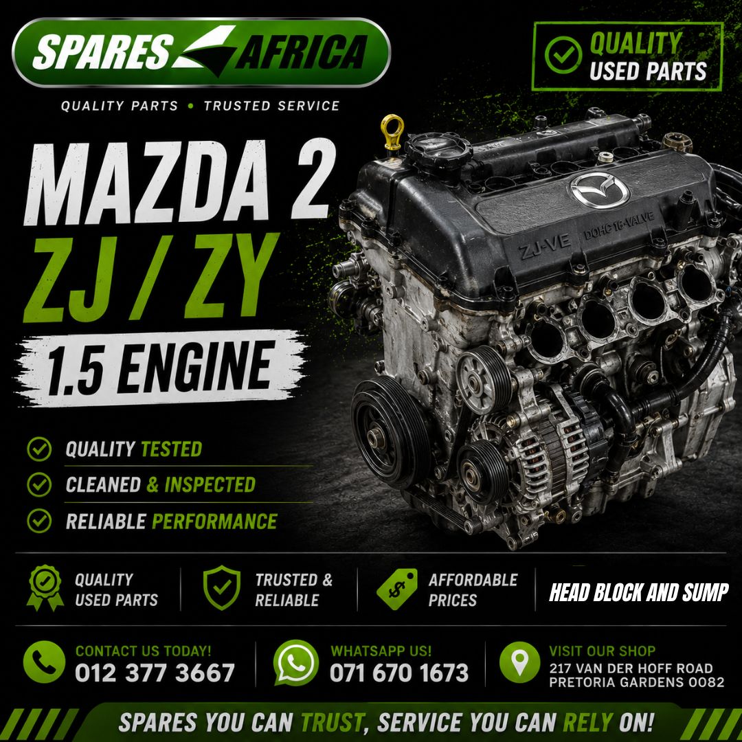 used MAZDA 2 ZJ / ZY 1.5 ENGINE - Private Seller used MAZDA 2 ZJ / ZY 1.5 ENGINE - Private Seller
