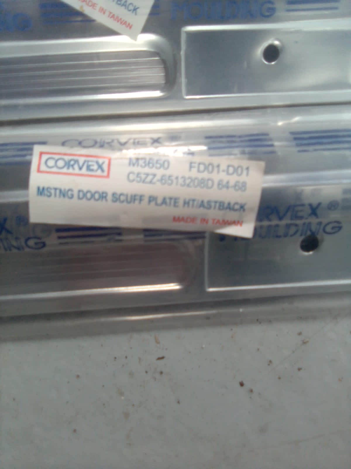 Ford Mustang Door Sill Trim Bead 1965 - 1966. - Private Seller