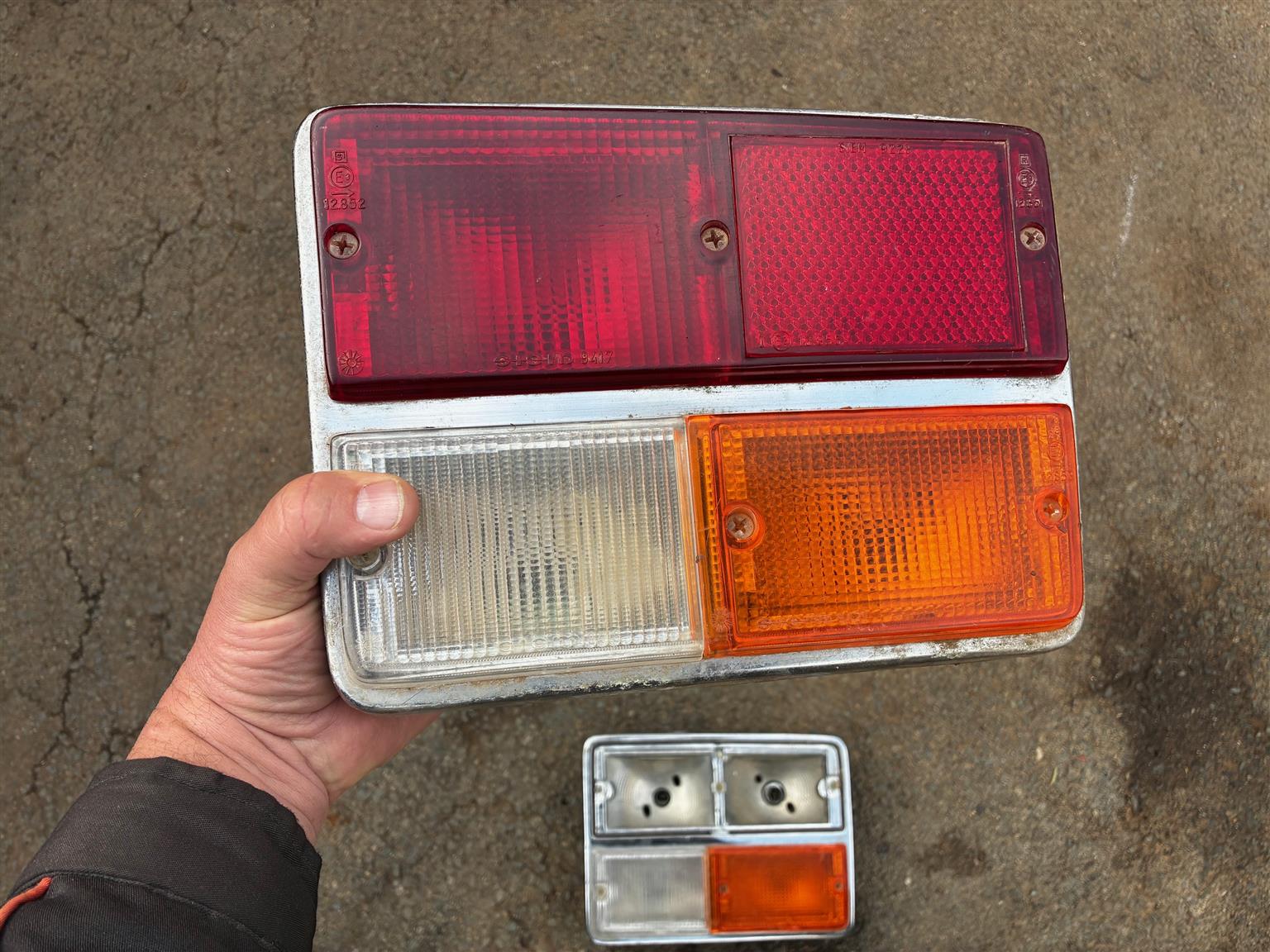Fiat 132 Tail Light Taillight lamp lens & holder - Private Seller