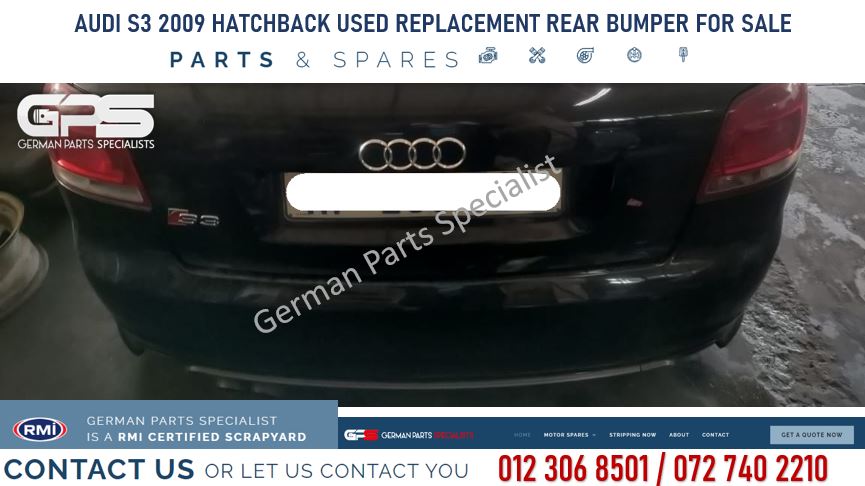 Audi S3 2009 Hatchback Used Replacement Rear Bumper for sale - Private Seller Audi S3 2009 Hatchback Used Replacement Rear Bumper for sale - Private Seller