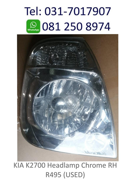 KIA K2700 HEADLAMP CHROME RH - Private Seller