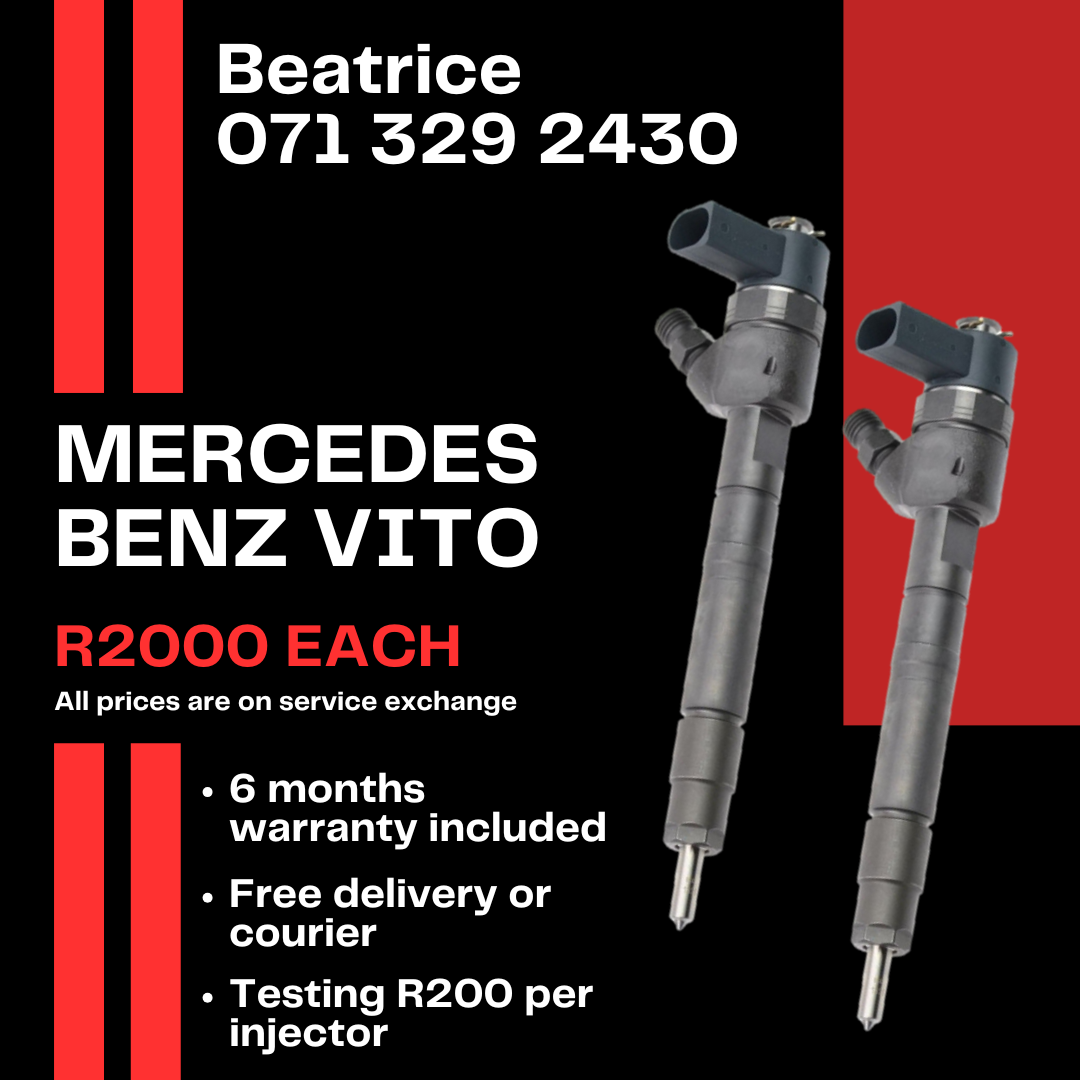 MERCEDES BENZ VITO DIESEL INJECTORS FOR SALE WITH WARRANTY - Private Seller MERCEDES BENZ VITO DIESEL INJECTORS FOR SALE WITH WARRANTY - Private Seller