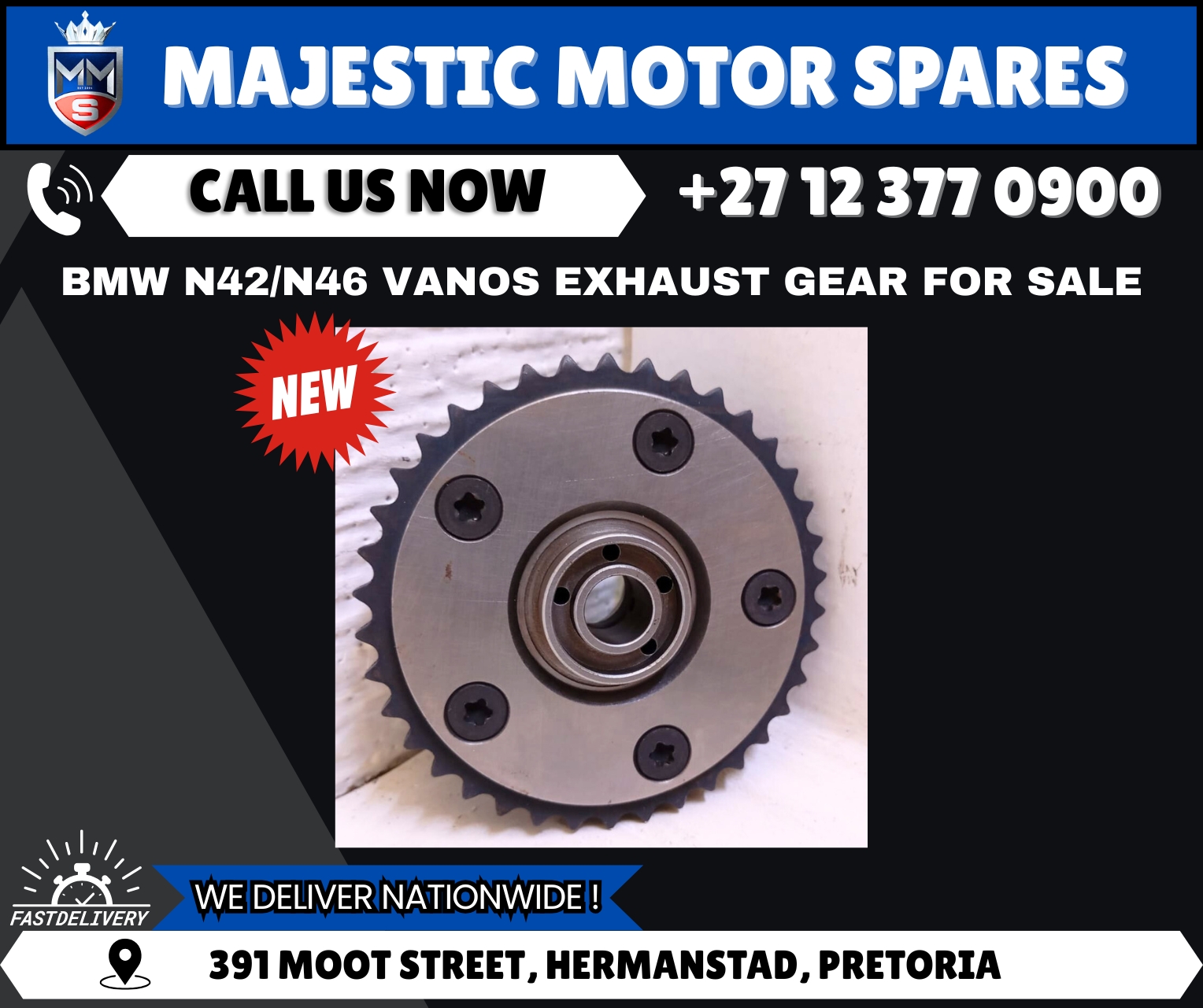 Brand New BMW N42/N46 Vanos Exhaust Gear for Sale - Private Seller