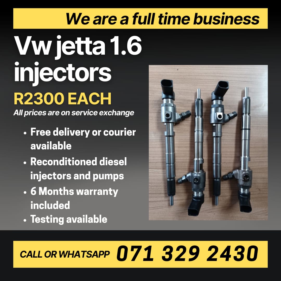 VW JETTA 1.6 INJECTORS FOR SALE WITH WARRANTY - Private Seller VW JETTA 1.6 INJECTORS FOR SALE WITH WARRANTY - Private Seller