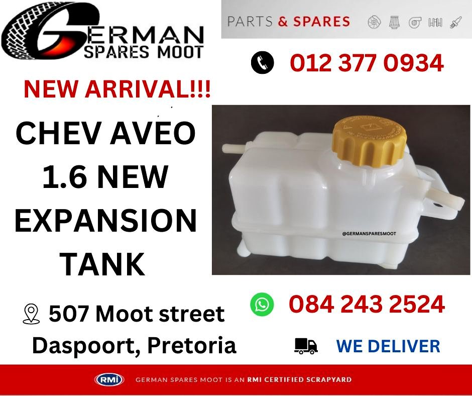 Chev Aveo 1.6 New Expansion Tank Chev Aveo 1.6 New Expansion Tank