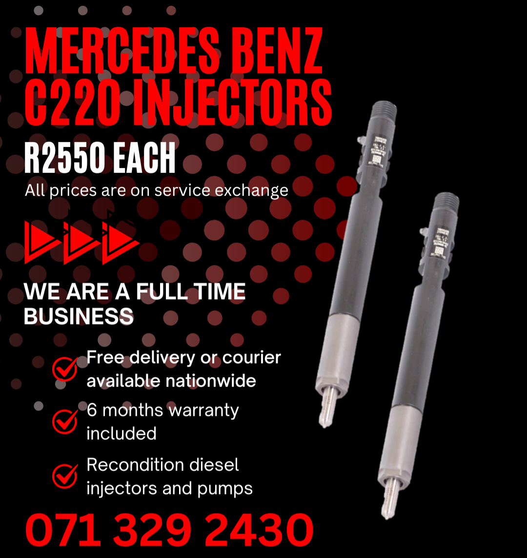 MERCEDES BENZ C220 INJECTORS FOR SALE WITH WARRANTY - Private Seller MERCEDES BENZ C220 INJECTORS FOR SALE WITH WARRANTY - Private Seller
