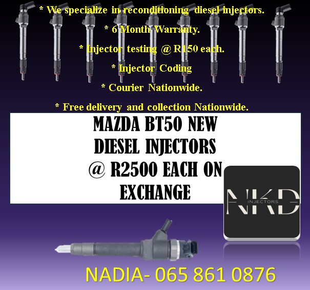 BRAND NEW ORIGINAL BOSCH MAZDA BT50 INJECTORS FOR SALE - Private Seller BRAND NEW ORIGINAL BOSCH MAZDA BT50 INJECTORS FOR SALE - Private Seller