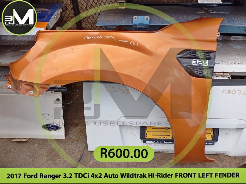 2017 Ford Ranger 3.2 TDCi 4×2 Auto Wildtrak Hi Rider FRONT LEFT FENDER MV0667 2017 Ford Ranger 3.2 TDCi 4×2 Auto Wildtrak Hi Rider FRONT LEFT FENDER MV0667