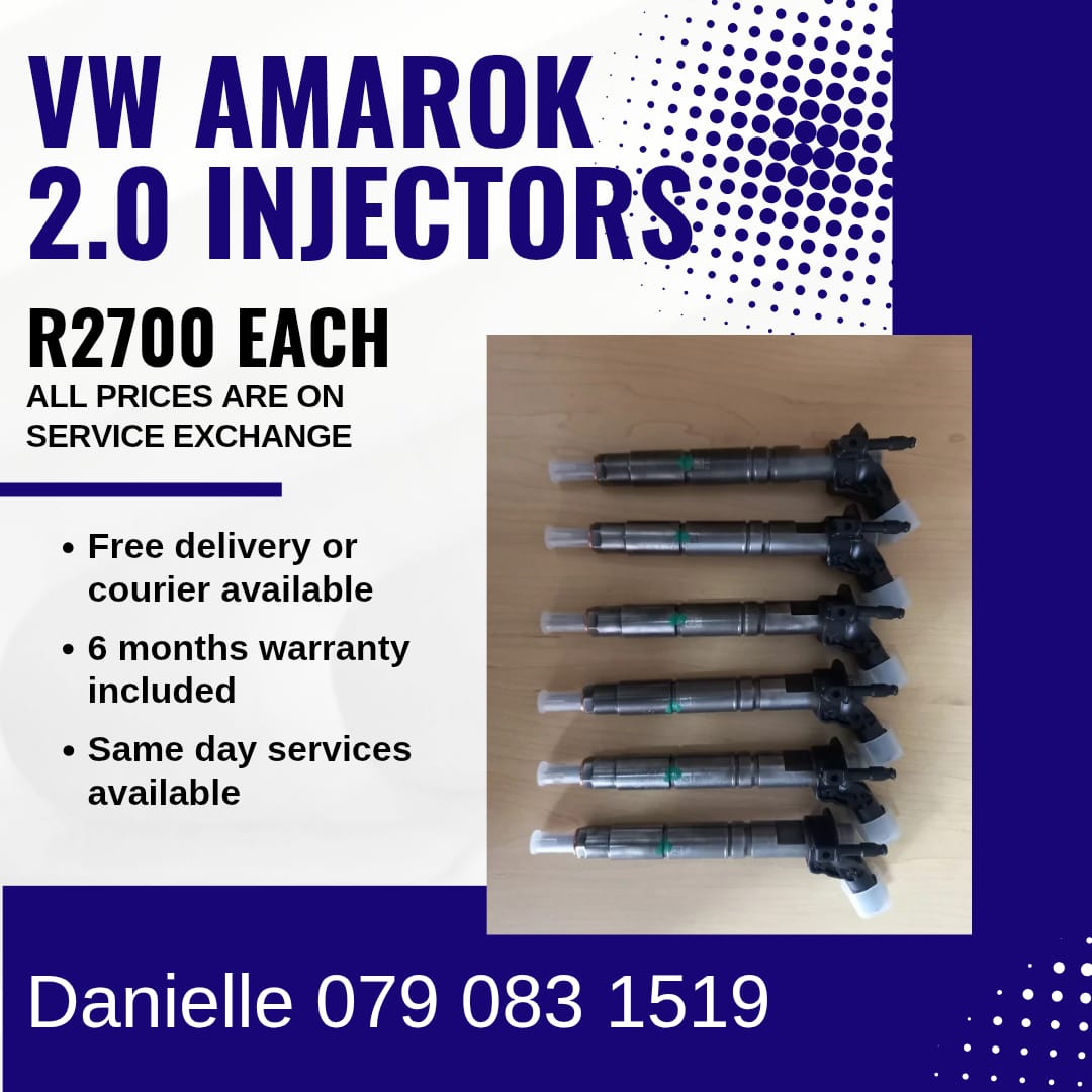 VW AMAROK 2.0 INJECTORS FOR SALE WITH WARRANTY INCLUDED - Private Seller VW AMAROK 2.0 INJECTORS FOR SALE WITH WARRANTY INCLUDED - Private Seller