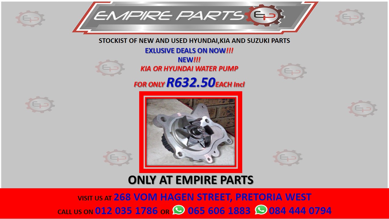 KIA OR HYUNDAI WATER PUMP - Private Seller KIA OR HYUNDAI WATER PUMP - Private Seller
