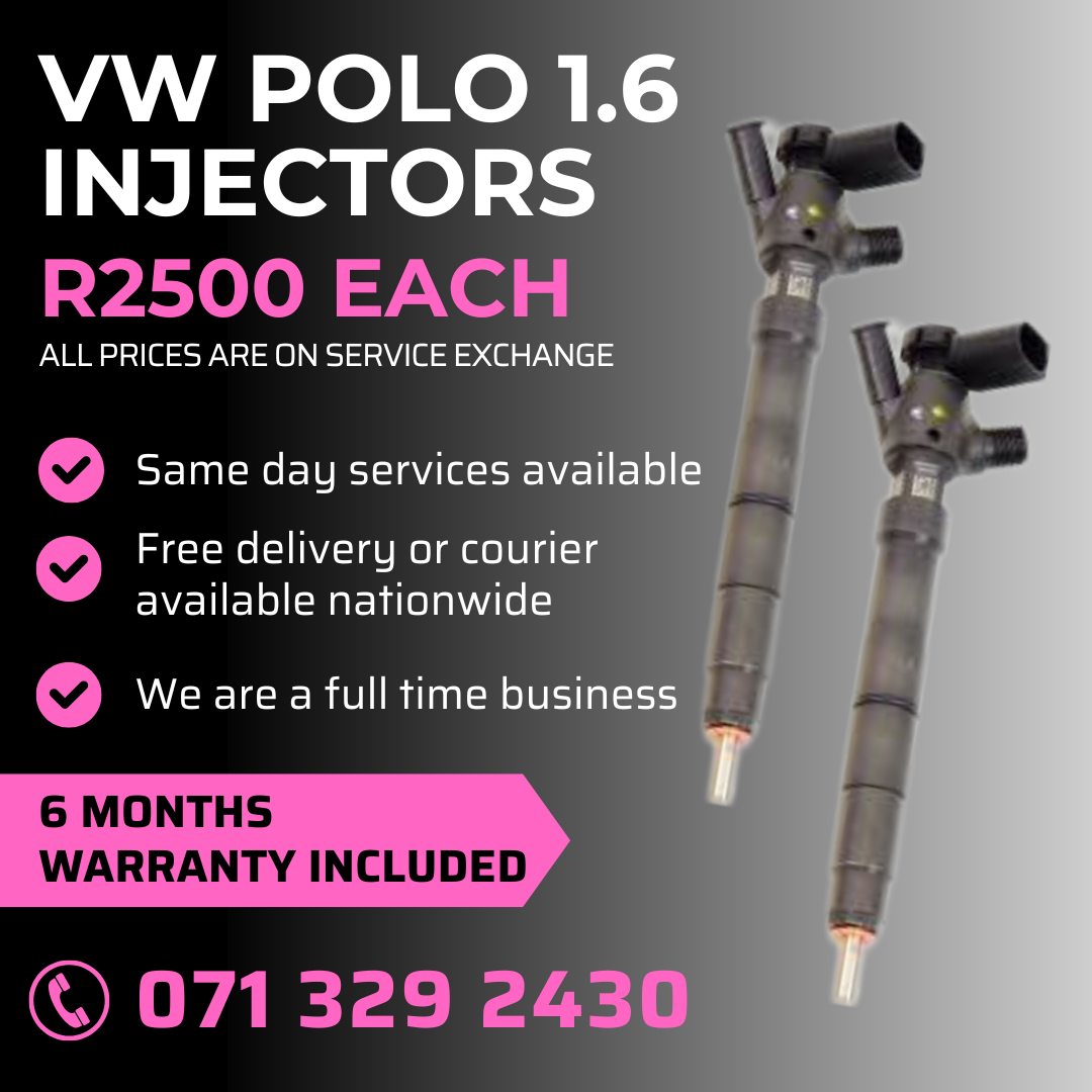 VW POLO 1.6 DIESEL INJECTORS FOR SALE WITH WARRANTY - Private Seller VW POLO 1.6 DIESEL INJECTORS FOR SALE WITH WARRANTY - Private Seller