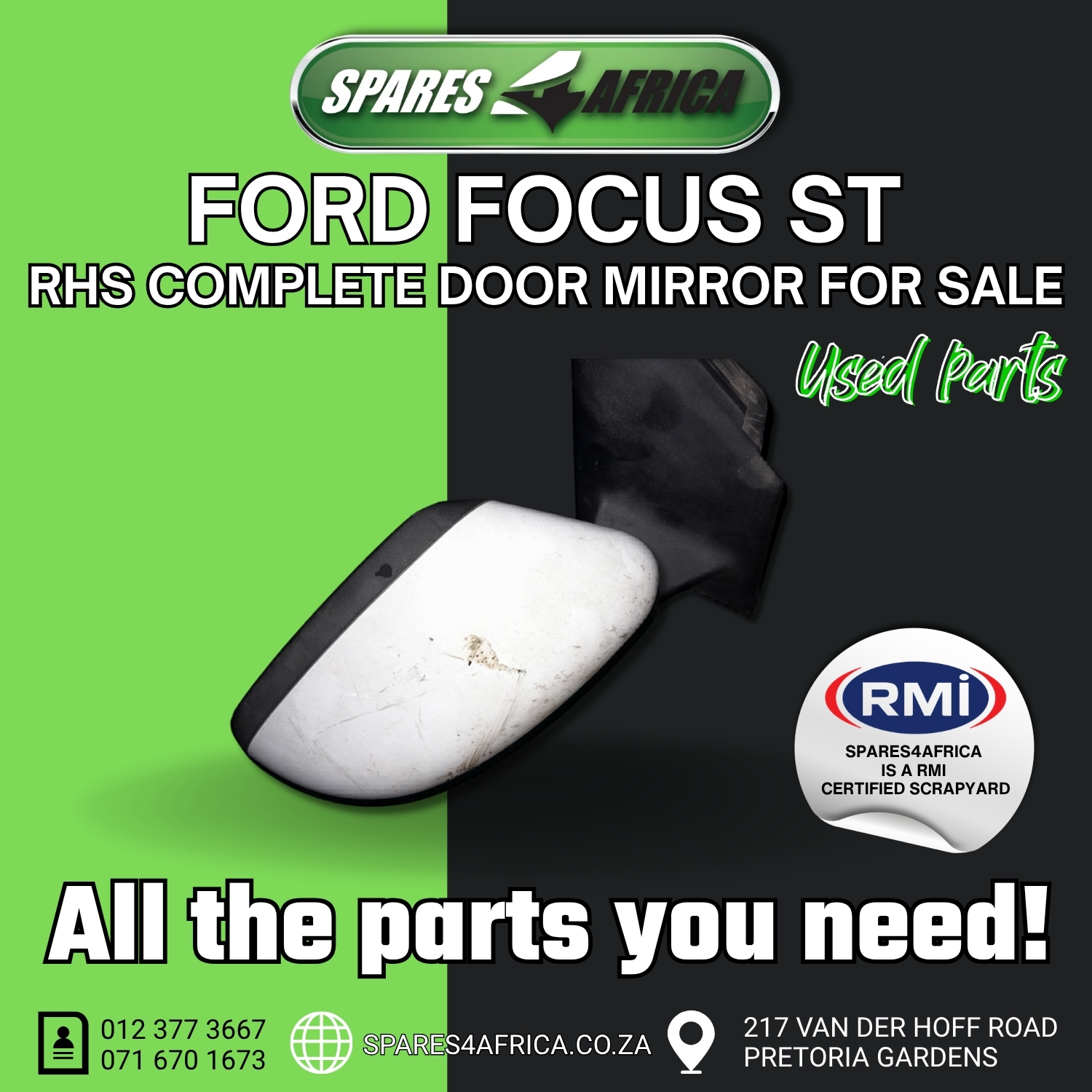 DOOR MIRROR FORD FOCUS ST - Private Seller DOOR MIRROR FORD FOCUS ST - Private Seller