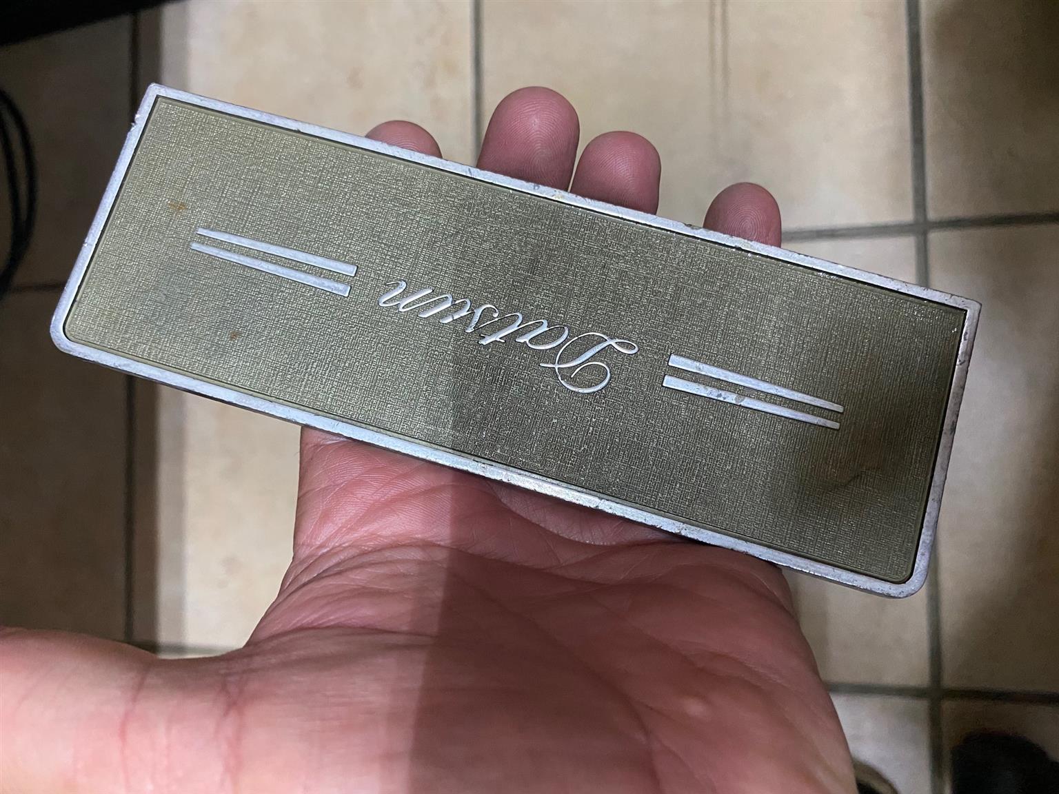 Datsun Radio cover cassette dash trim plate - Private Seller Datsun Radio cover cassette dash trim plate - Private Seller