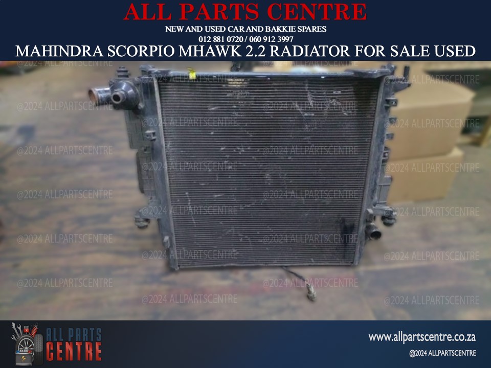 Mahindra Scorpio 2.2 Mhawk radiator for sale used