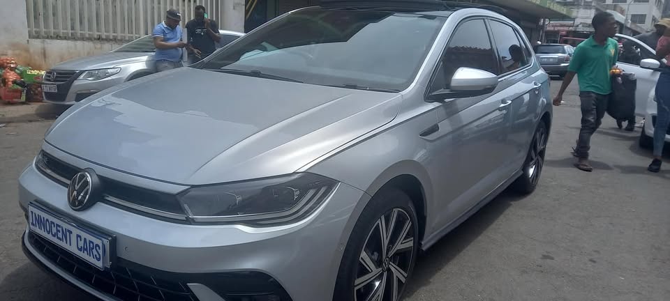 2023 VW POLO 9 R-LINE BT Tsi PETROL, AUTOMATIC TRANSMISSION, SILVER COLOUR