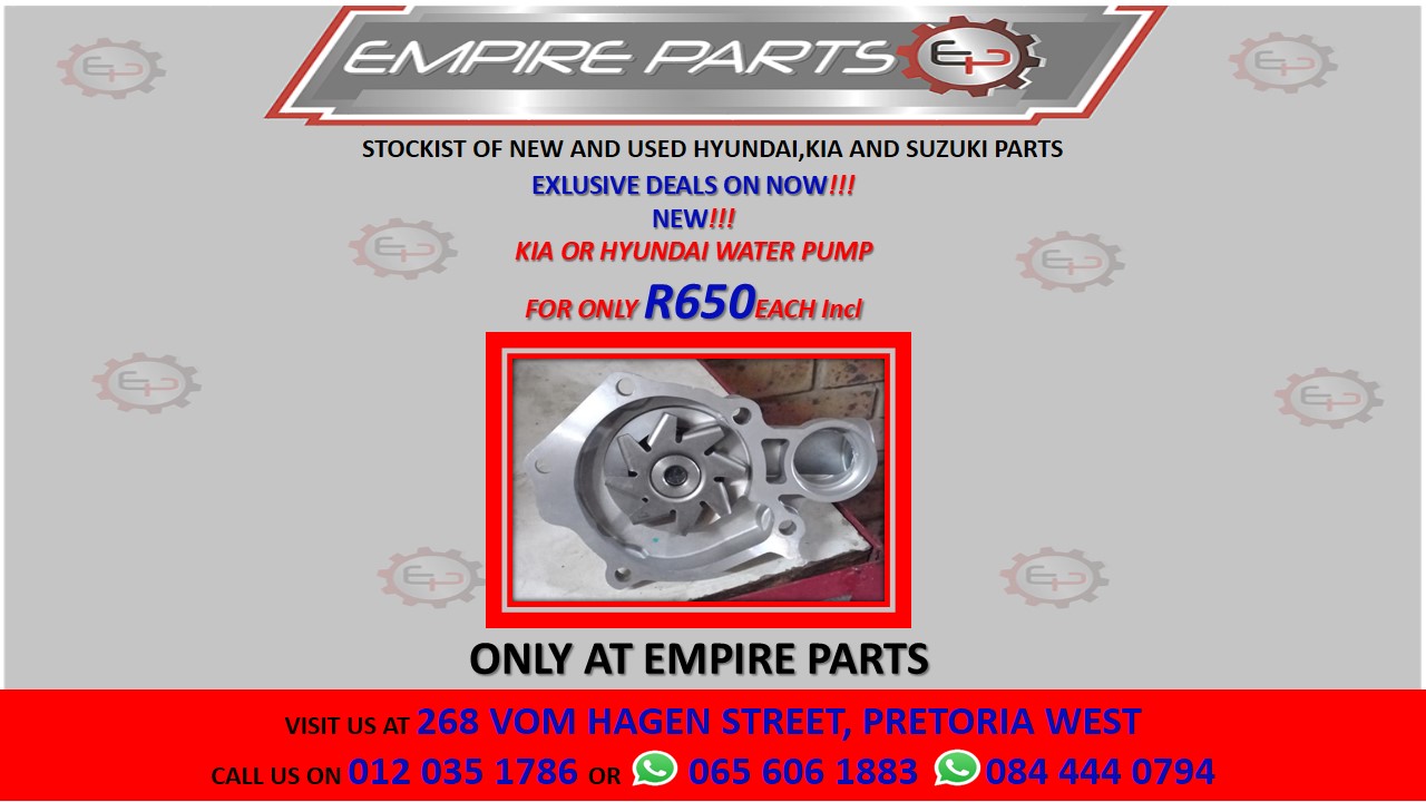 KIA OR HYUNDAI WATER PUMP - Private Seller KIA OR HYUNDAI WATER PUMP - Private Seller